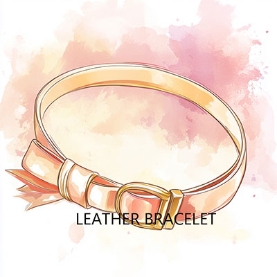 Leather bracelet