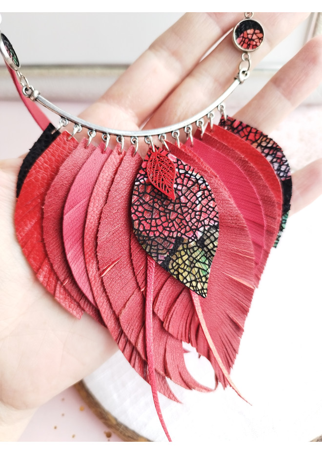 leather necklace