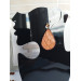 medium drop earrings genuine leather jewelry  stud earrings