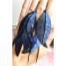 long leather feather earrings genuine leather jewelry 