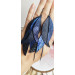 long leather feather earrings genuine leather jewelry 