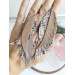 long leather feather earrings genuine leather jewelry 