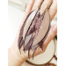 long leather feather earrings genuine leather jewelry 
