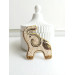 beaded embroidery brooch elephant