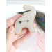 beaded embroidery brooch elephant