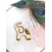 beaded embroidery brooch elephant