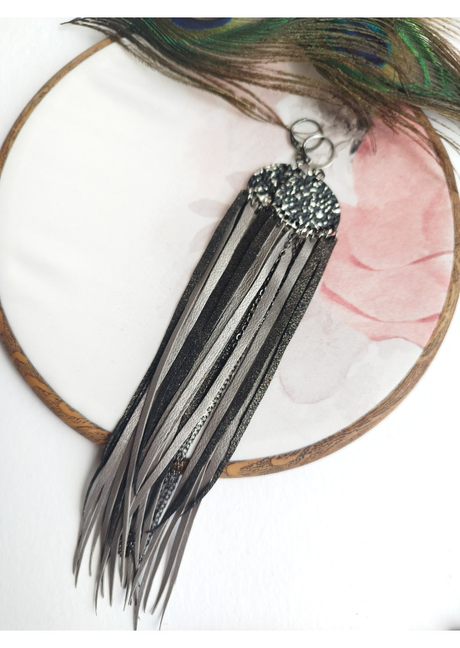 extra long genuine leather jewelry