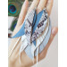 white gray blue long genuine leather feather earrings large bohemian jewelry 