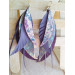 long leather feather earrings genuine leather jewelry lilac violet